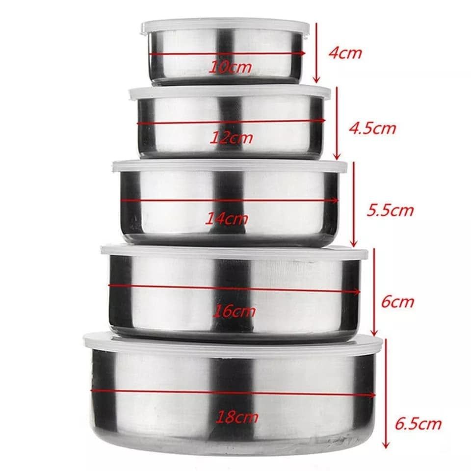 5Pcs Stainless Steel